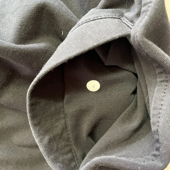 Lululemon Black Belle Wrap Jacket Snap Front Stretch French Terry - Picture 11 of 15